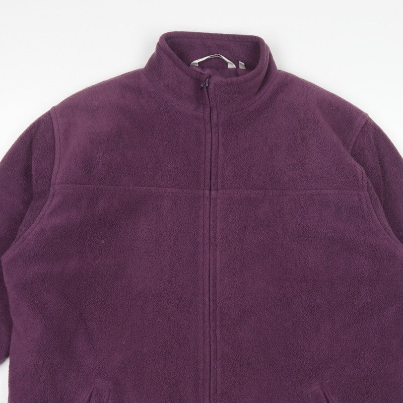 Evans Women’s Purple Fleece Full Zip Jacket Size 22 Plus