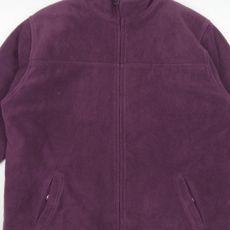 Evans Women’s Purple Fleece Full Zip Jacket Size 22 Plus