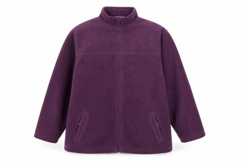 Evans Women’s Purple Fleece Full Zip Jacket Size 22 Plus