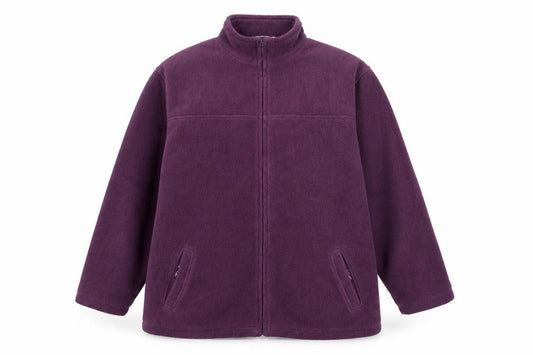 Evans Women’s Purple Fleece Full Zip Jacket Size 22 Plus