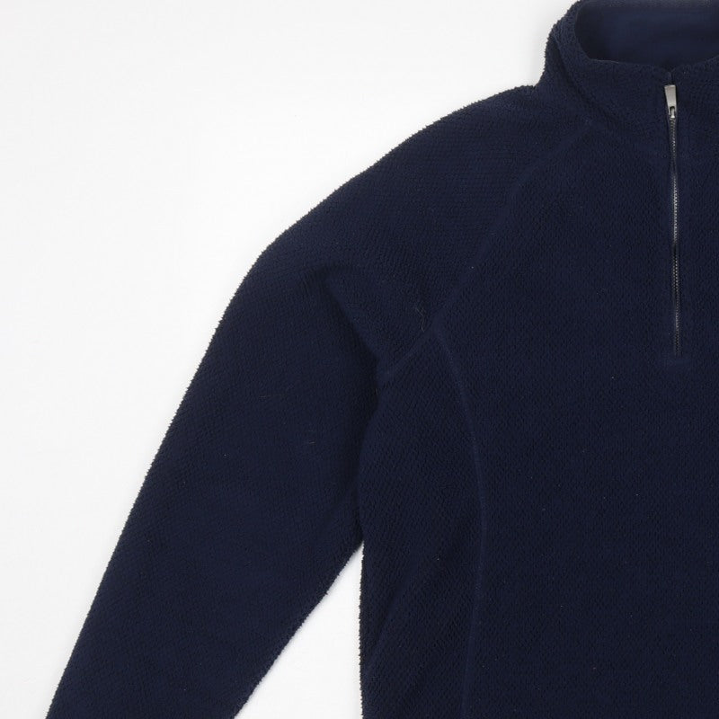 Craghoppers Men’s Blue L 1/4 Zip Fleece Pullover Sweatshirt Outdoor