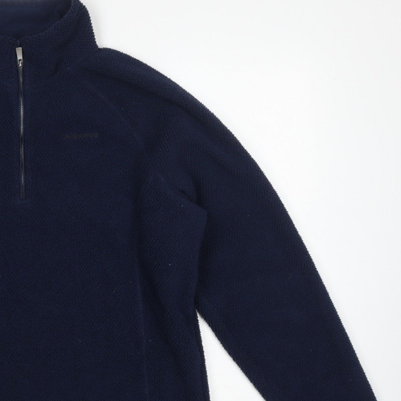 Craghoppers Men’s Blue L 1/4 Zip Fleece Pullover Sweatshirt Outdoor
