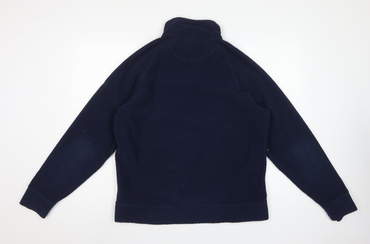 Craghoppers Men’s Blue L 1/4 Zip Fleece Pullover Sweatshirt Outdoor