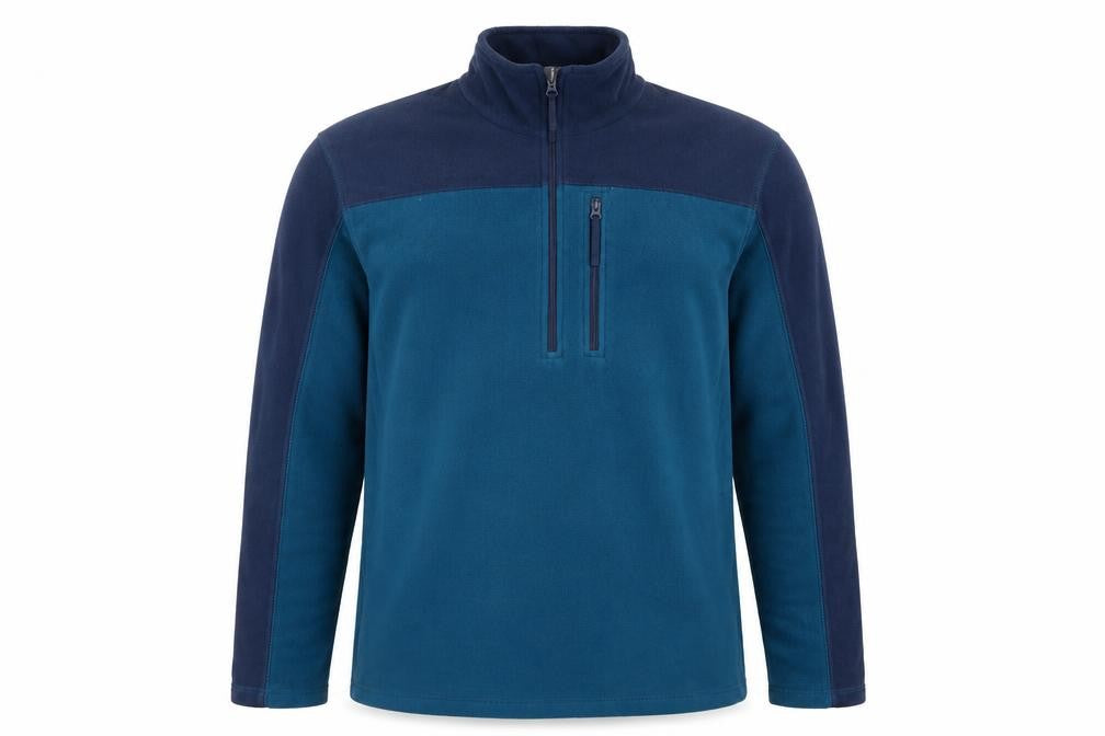 Mountain Warehouse Men’s Blue M Fleece 1/4 Zip Pullover Sweatshirt
