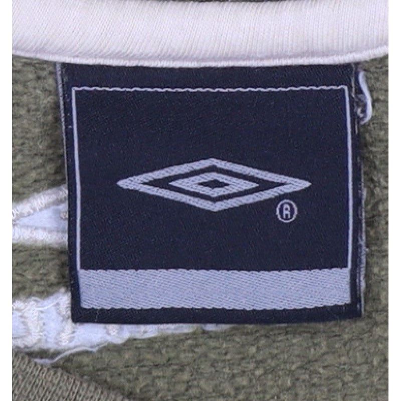 Umbro Men’s Green XL Pullover Crew Neck Embroidered Sweatshirt