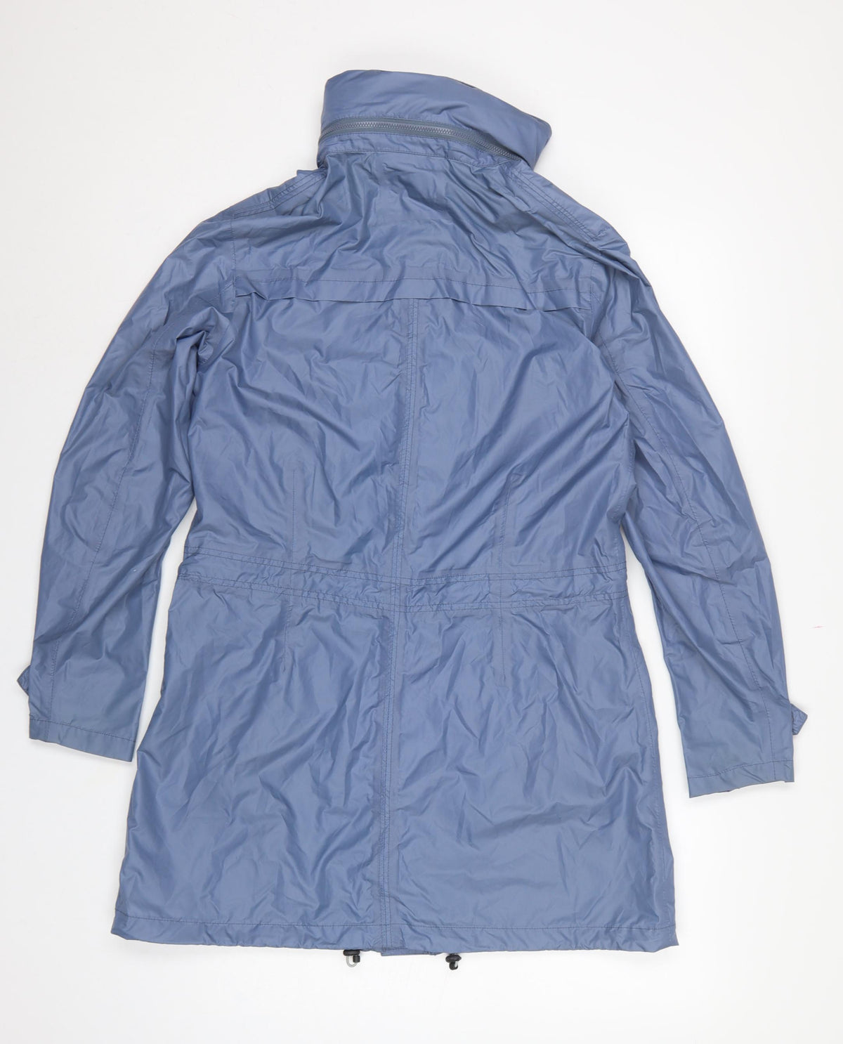 Musto Women’s Blue Size 10 Mid-Length Rain Coat Zip Pockets