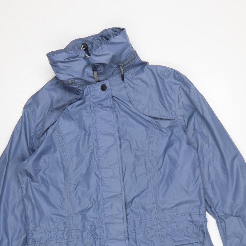 Musto Women’s Blue Size 10 Mid-Length Rain Coat Zip Pockets
