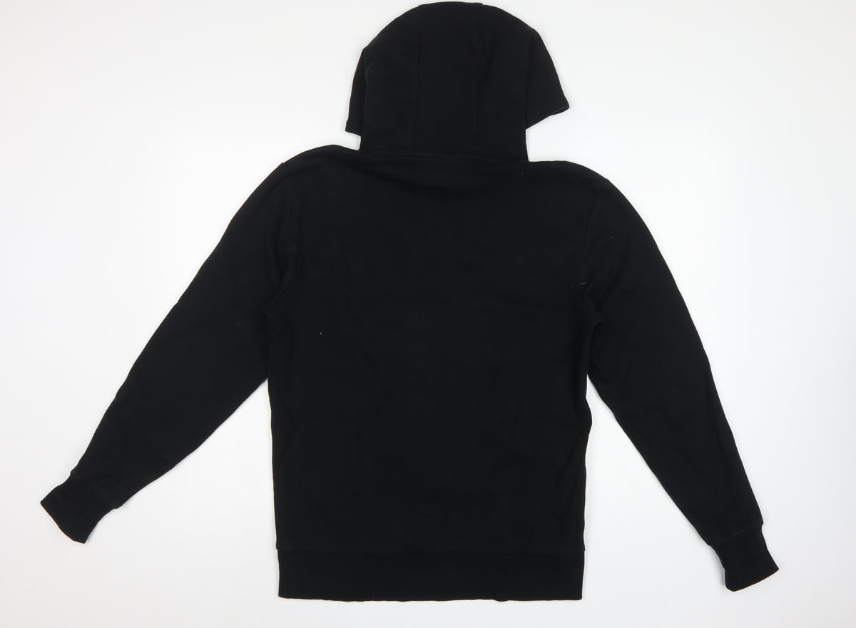 Ellesse Men’s Black M Pullover Logo Hoodie Sports Graphic