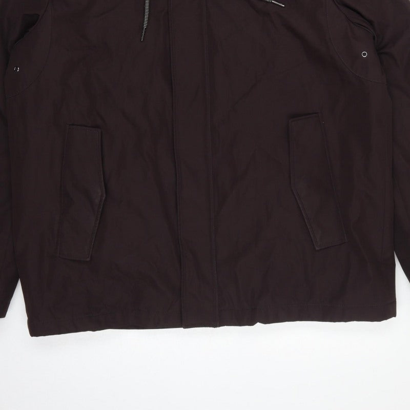 Ted Baker Men’s Brown XL Hooded Parka Jacket Zip Lined