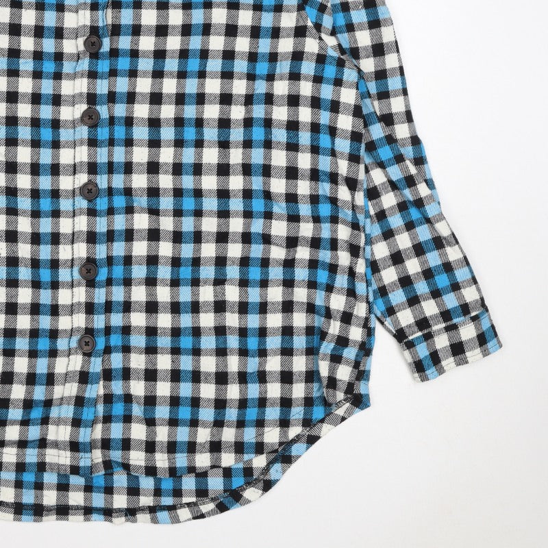 New Look Women’s Blue Check Button Basic Jacket UK 6