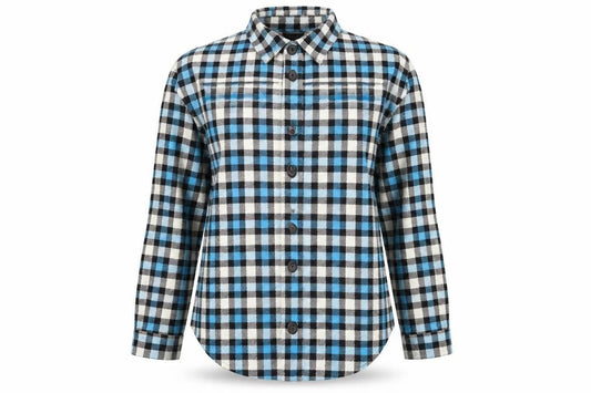 New Look Women’s Blue Check Button Basic Jacket UK 6