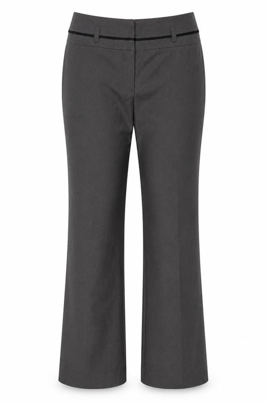 Next Women’s Grey Size 10R Wide-Leg Smart Work Trousers