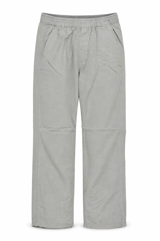 Zara Women Grey Lyocell Cotton Straight Trousers UK 8 Elastic Waist