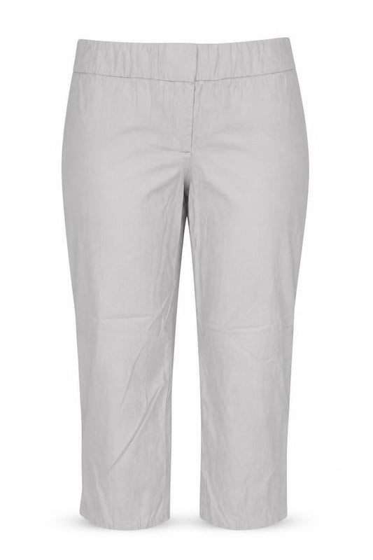 Phase Eight Women’s Grey Size 14 Cropped Wide-Leg Stretch Trousers