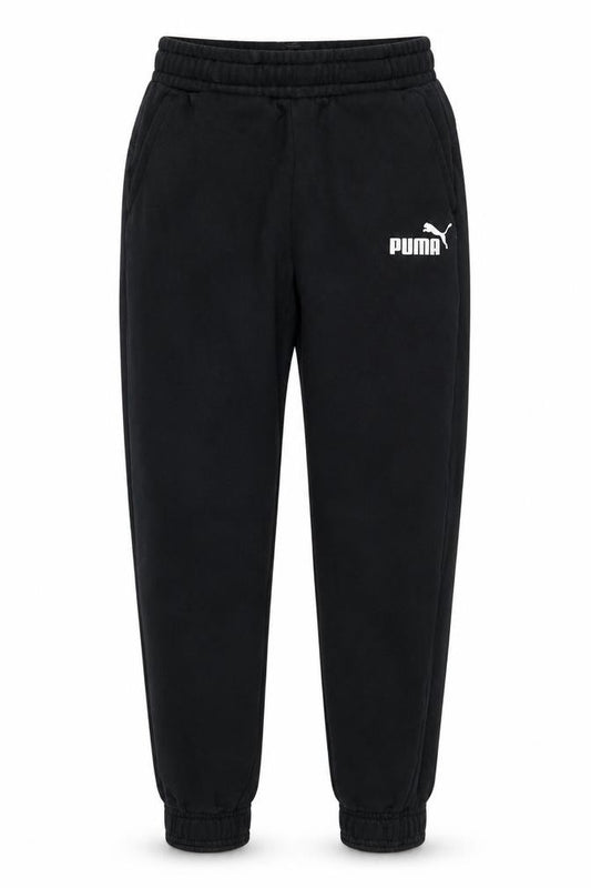 Puma Boys Black 13-14 Years Jogger Track Pants Elastic Waist