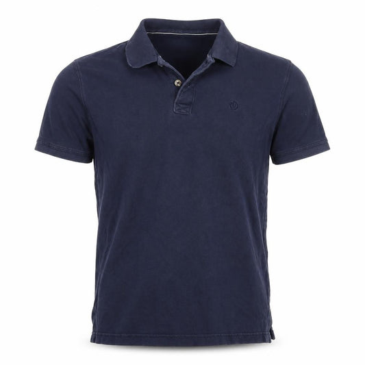 Fat Face Men’s Blue M Regular Cotton Stretch Short Sleeve Polo Shirt Logo