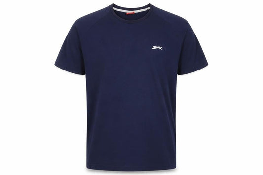 Slazenger Men’s Blue 2XL Regular Logo Crew Neck Short Sleeve T-Shirt