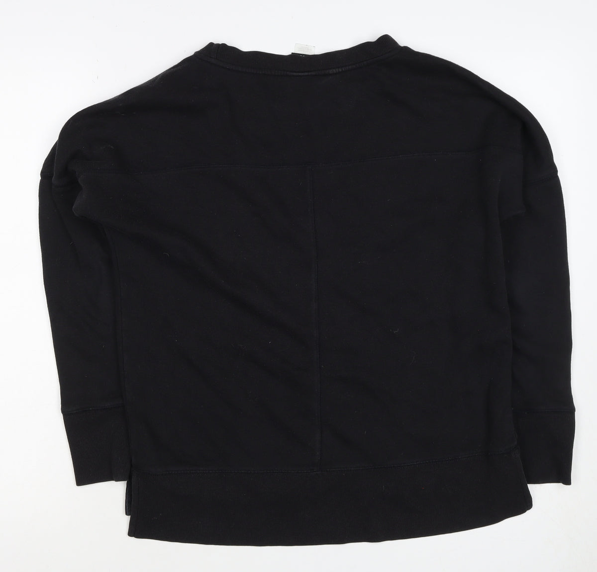 Reebok Women’s Black S Logo Crew Neck Pullover Sweatshirt