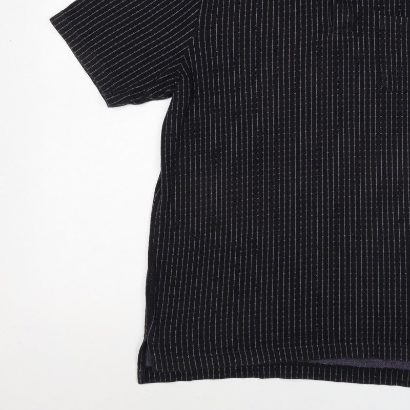 IZOD Men’s Black Pinstripe Cool-FX Performance Polo Shirt M