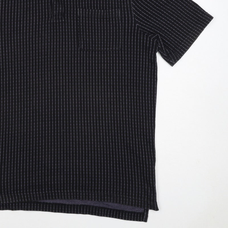 IZOD Men’s Black Pinstripe Cool-FX Performance Polo Shirt M