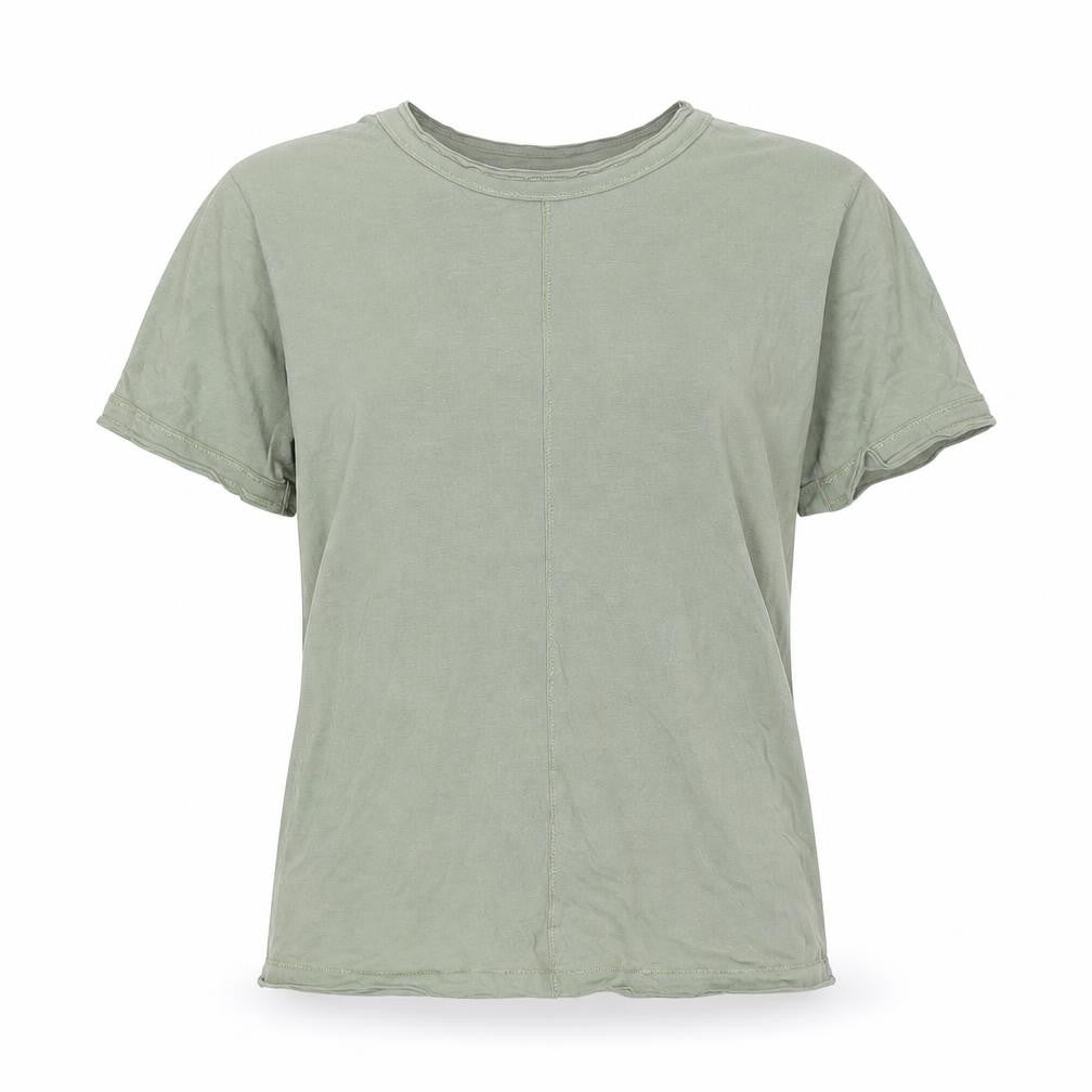 Next Women Green UK 10 Basic Modal Cotton Jersey T-Shirt