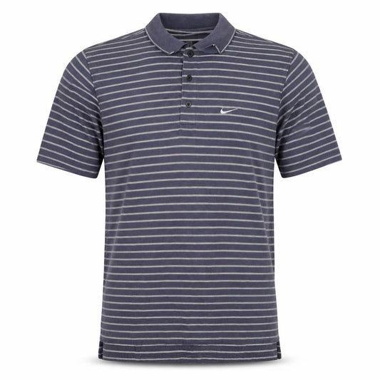 Nike Golf Men’s Blue Striped Dri-FIT Polo Shirt M