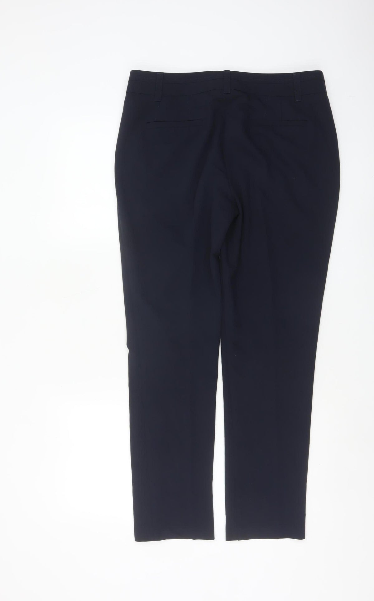 Next Capri Women’s Navy Blue Size 12L Slim Straight Work Trousers