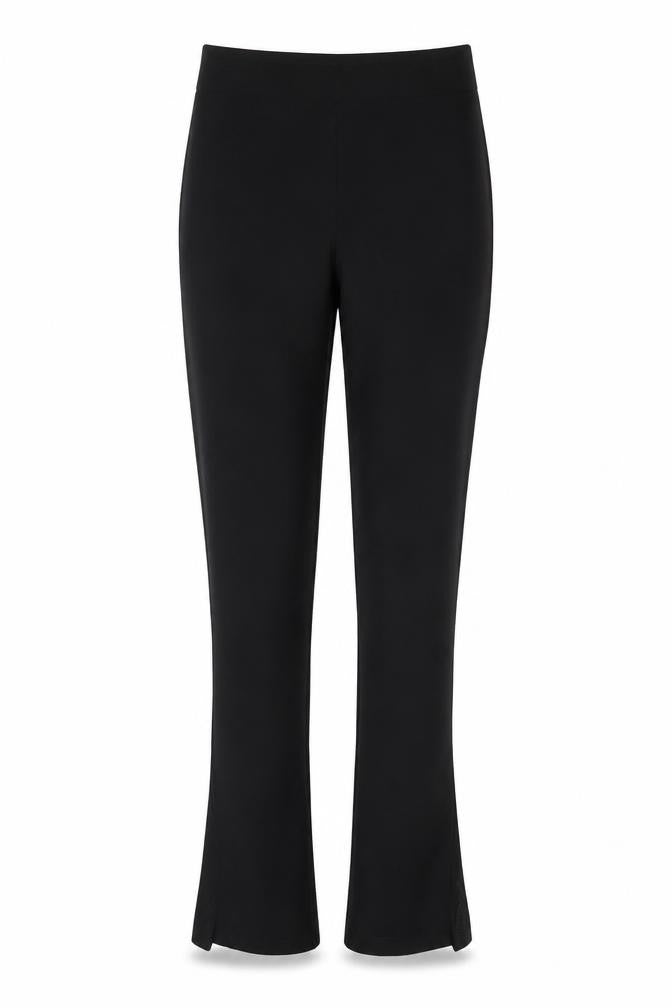 Zara Women Black XS High Rise Flared Pull-On Trousers