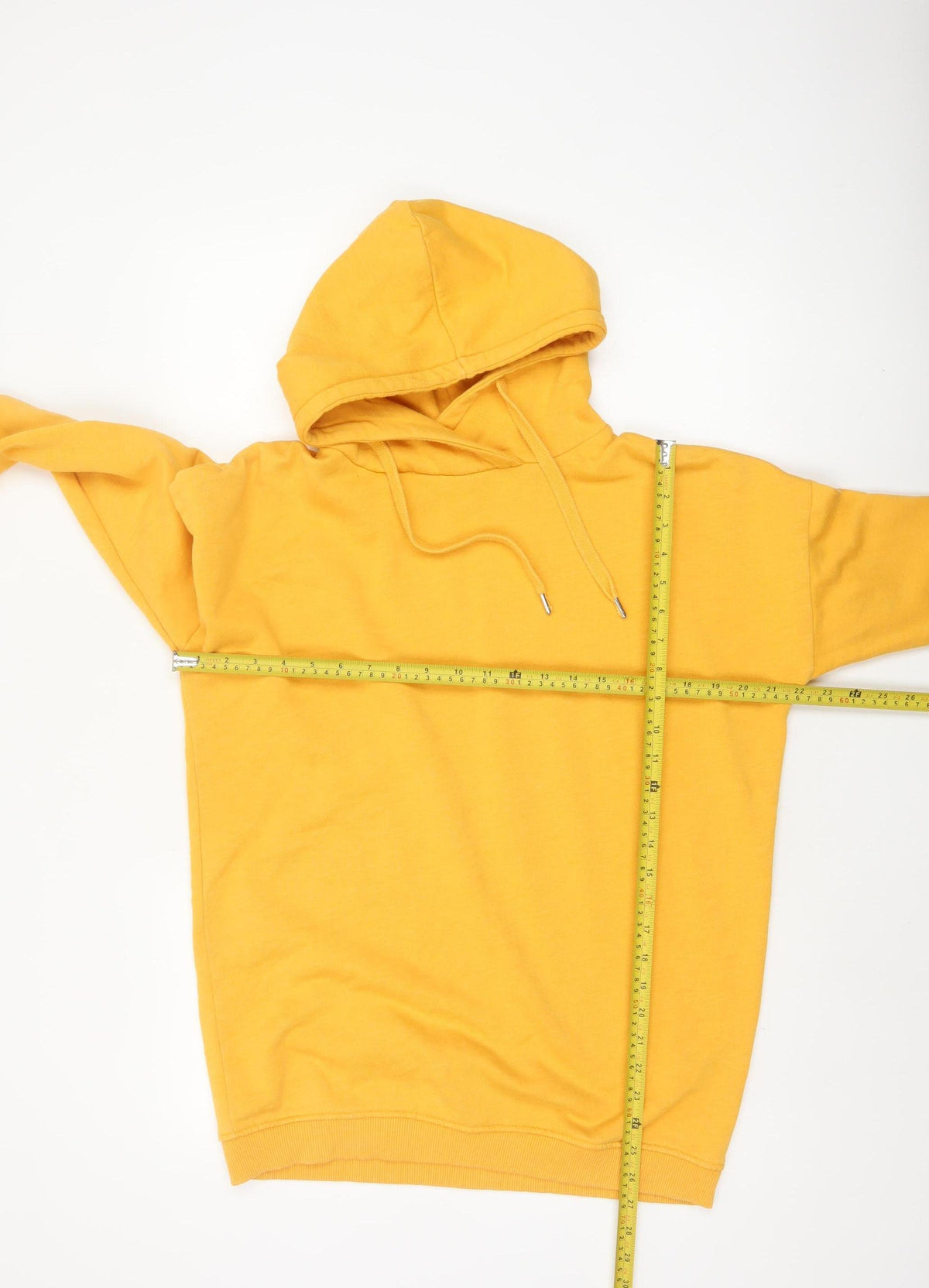 Very Women's Yellow Size 10 Pullover Hoodie Drawstring Fleece