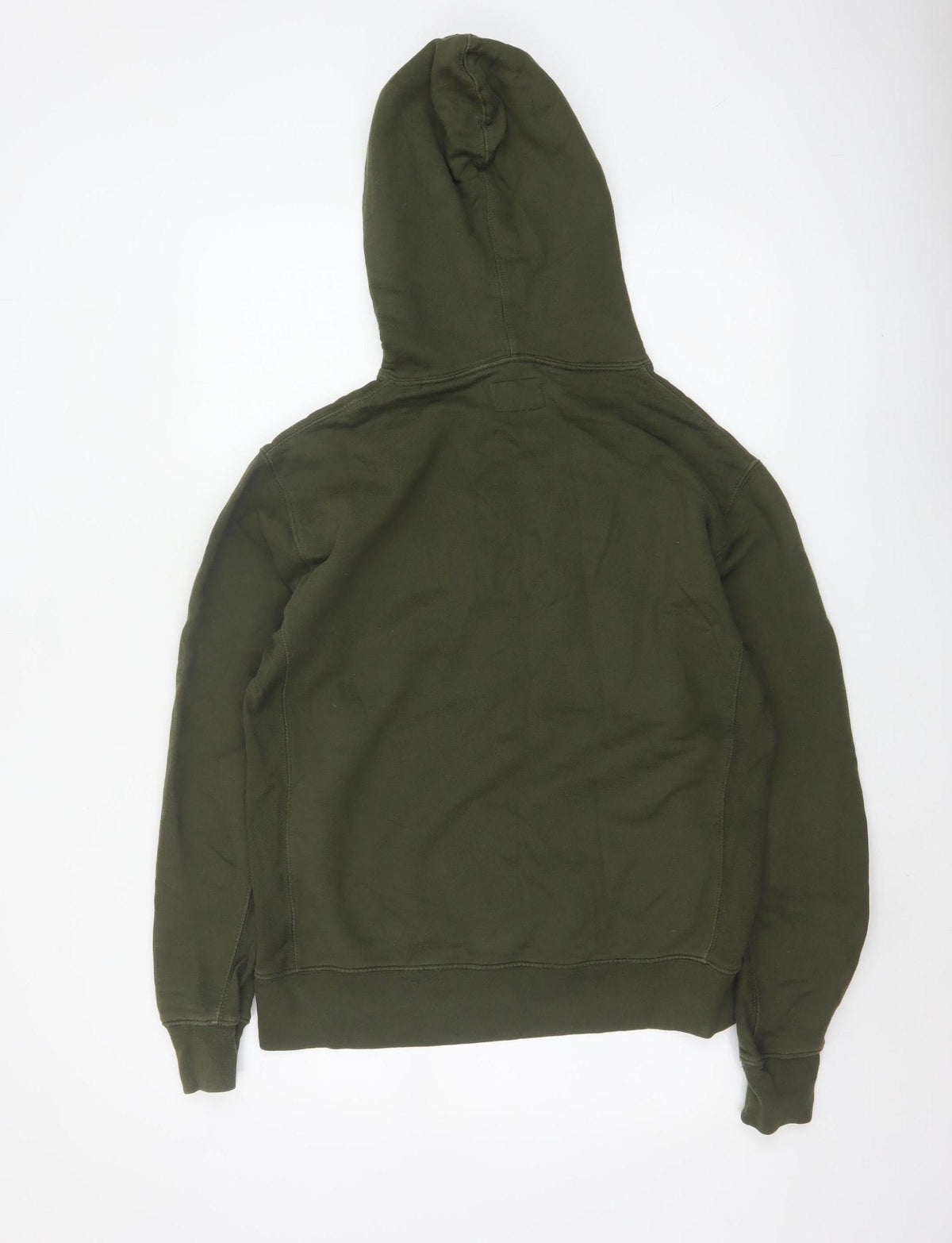 Gap Men's Green Small Pullover Hoodie Logo Graphic Cotton