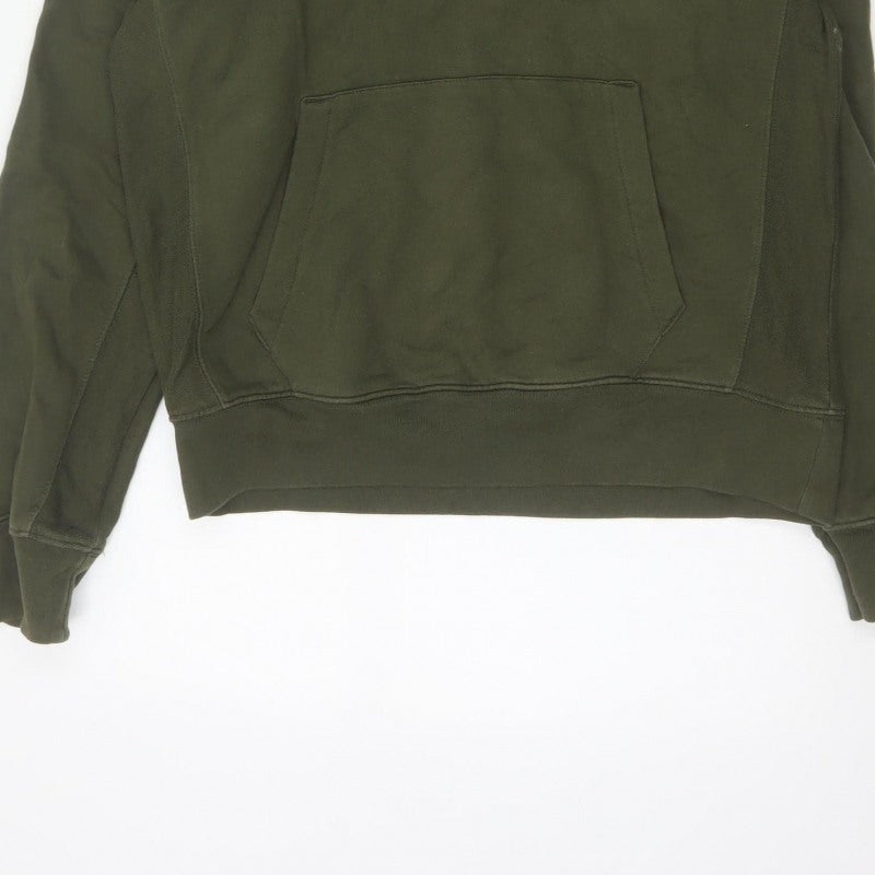 Gap Men's Green Small Pullover Hoodie Logo Graphic Cotton