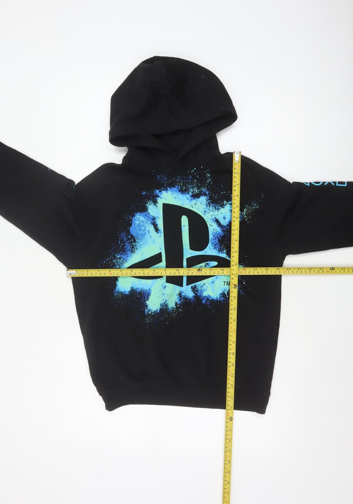 H&M Boys Black 10-11 Years PlayStation Graphic Pullover Hoodie
