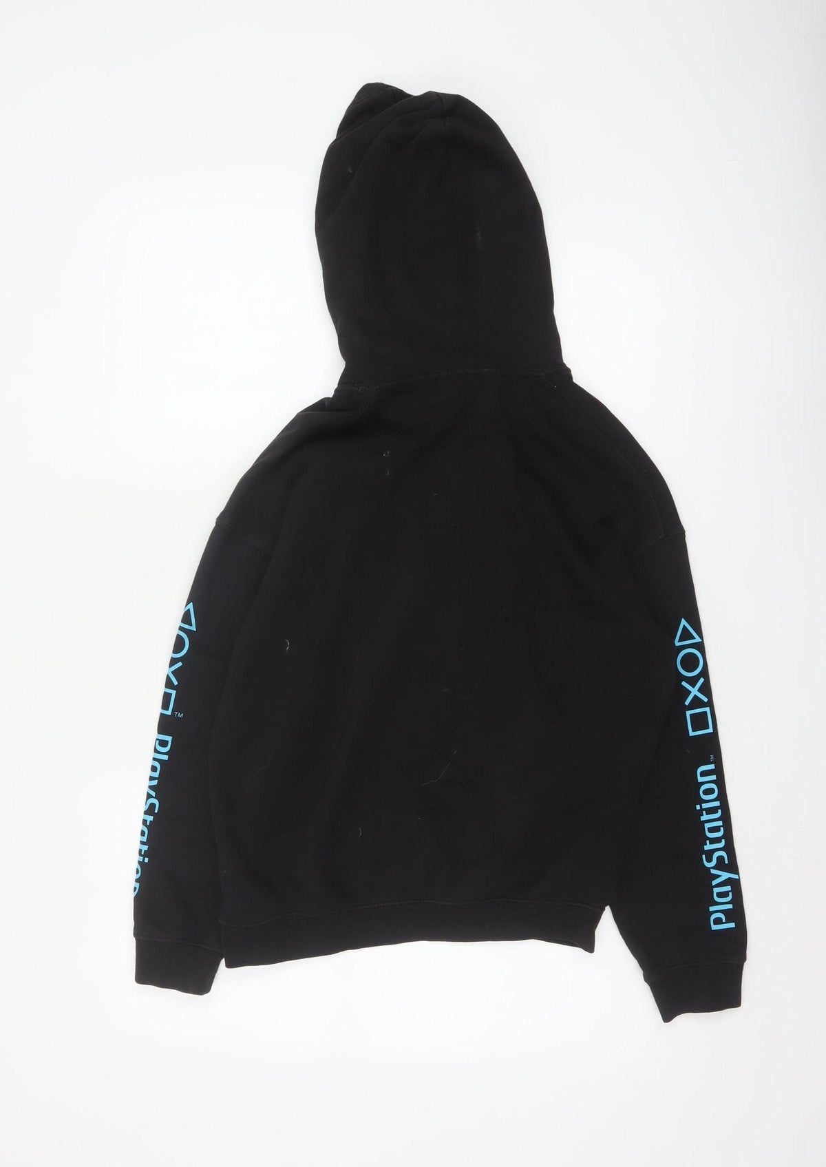 H&M Boys Black 10-11 Years PlayStation Graphic Pullover Hoodie