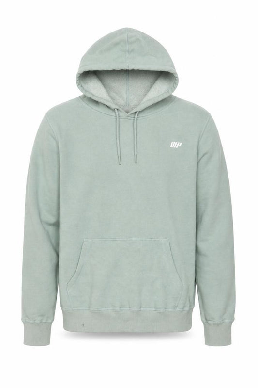 Myprotein Men’s Green XL Pullover Hoodie Logo Fleece Gym Sweatshirt