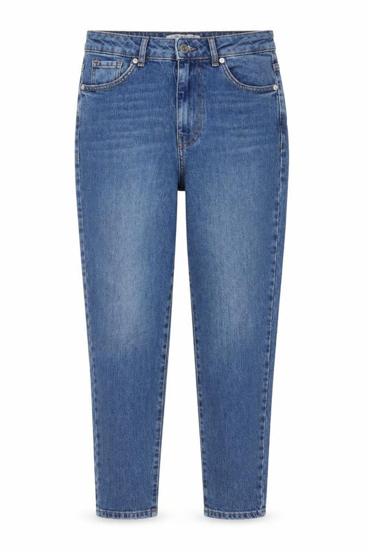 New Look Women’s Blue UK 10 Tori Mom Slim Fit Stretch Jeans