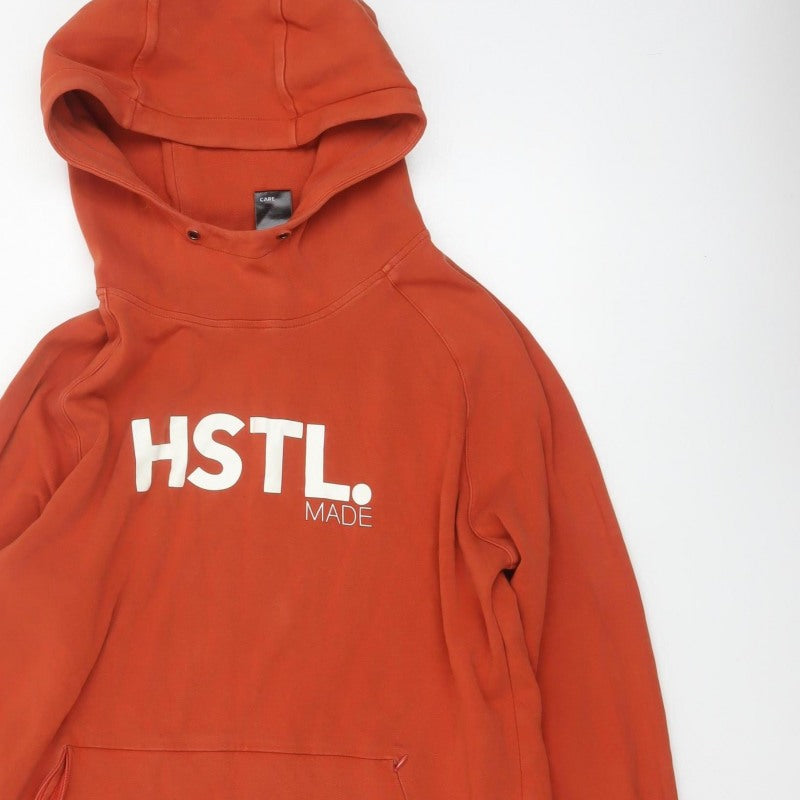 HSTL. MADE Men’s Orange L Graphic Print Pullover Hoodie