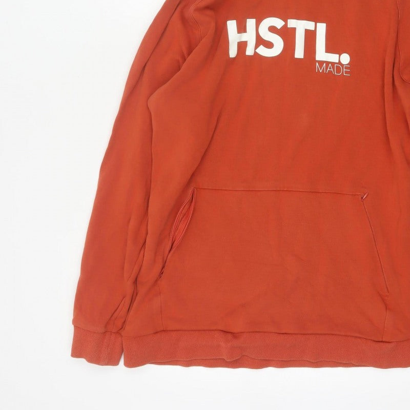 HSTL. MADE Men’s Orange L Graphic Print Pullover Hoodie