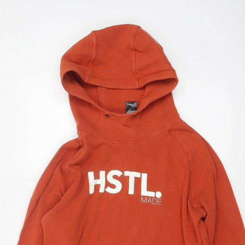 HSTL. MADE Men’s Orange L Graphic Print Pullover Hoodie