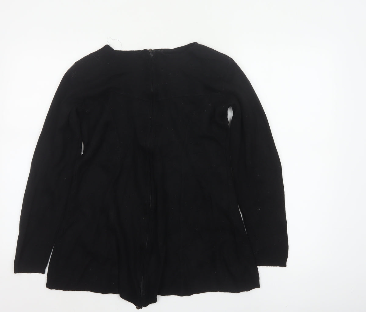 Bitte Kai Rand Women Black M Full Zip Long Sleeve Knit Jumper