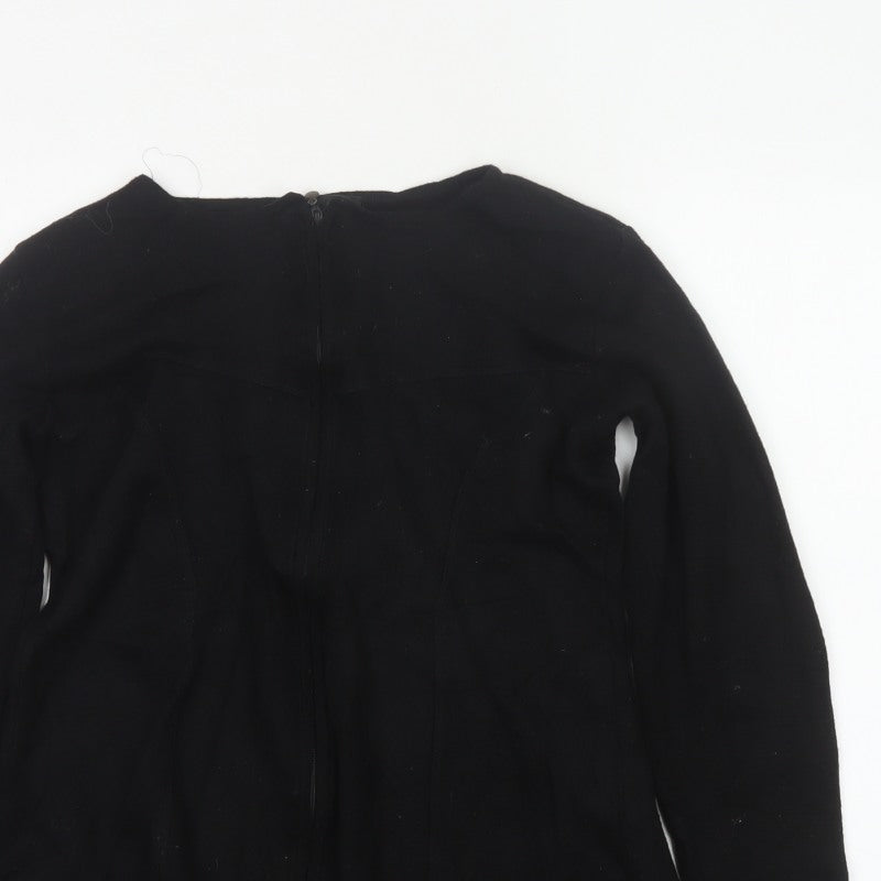 Bitte Kai Rand Women Black M Full Zip Long Sleeve Knit Jumper
