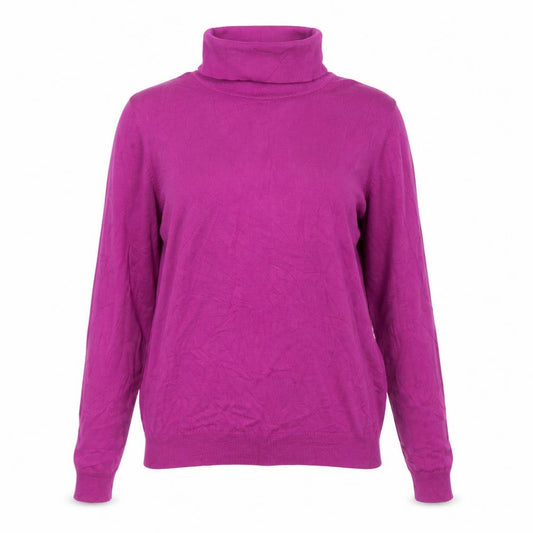 Lauren Ralph Lauren Women Pink S Silk Blend Roll Neck Jumper