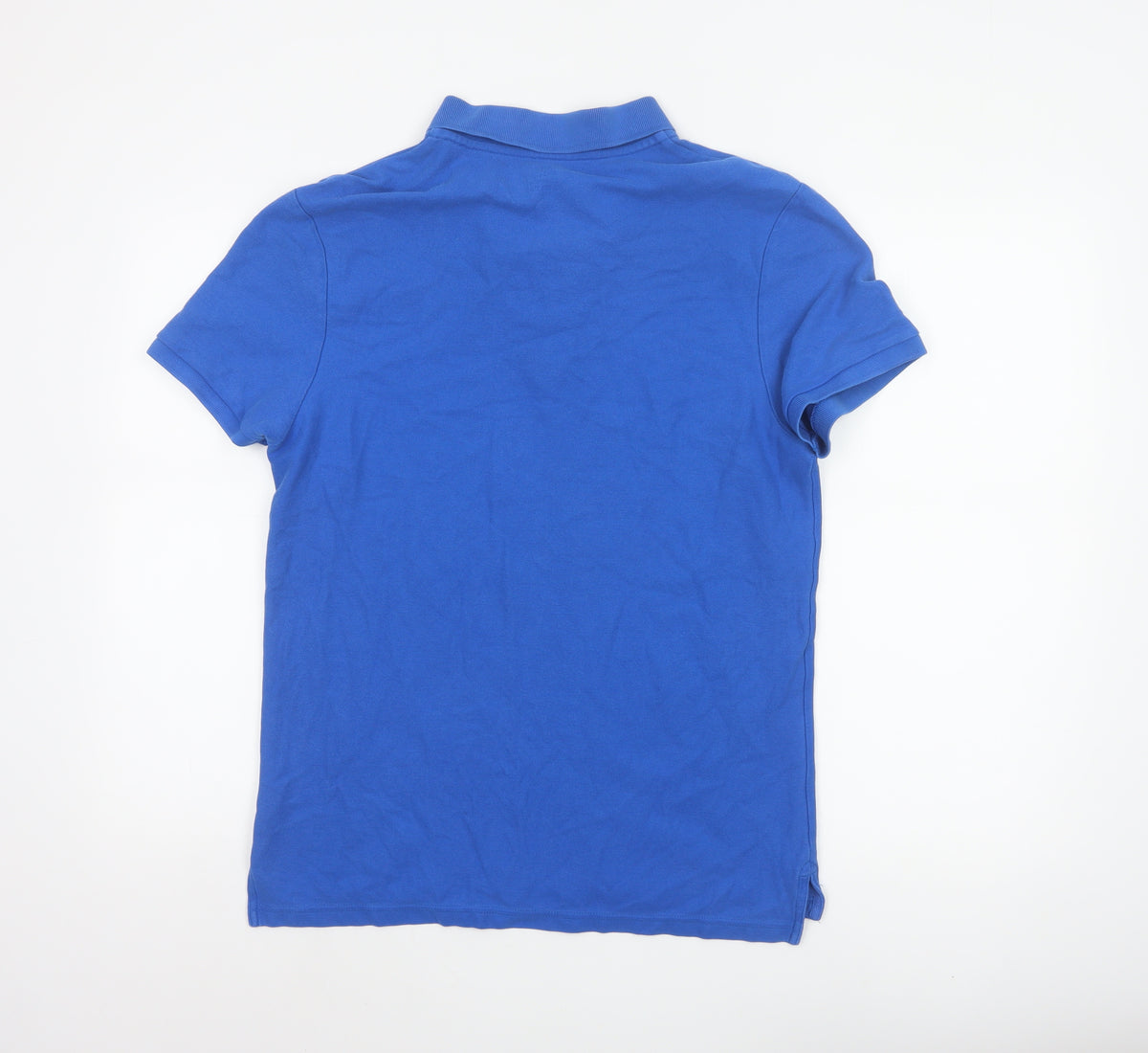 Nike Men’s Blue Logo Short Sleeve Polo Shirt Size L