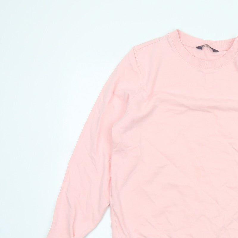 Marks and Spencer Women’s Pink Size 12 Crew Neck Pullover Sweatshirt