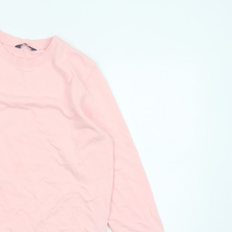 Marks and Spencer Women’s Pink Size 12 Crew Neck Pullover Sweatshirt