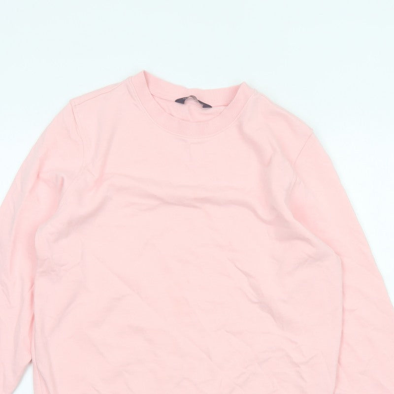 Marks and Spencer Women’s Pink Size 12 Crew Neck Pullover Sweatshirt