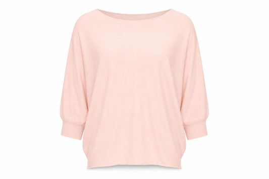 Phase Eight Women Pink M Dolman Sleeve Wool Blend Knit Jumper