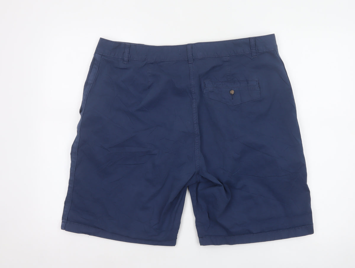 Marks and Spencer Women’s Blue Size 18 Chino Bermuda Shorts