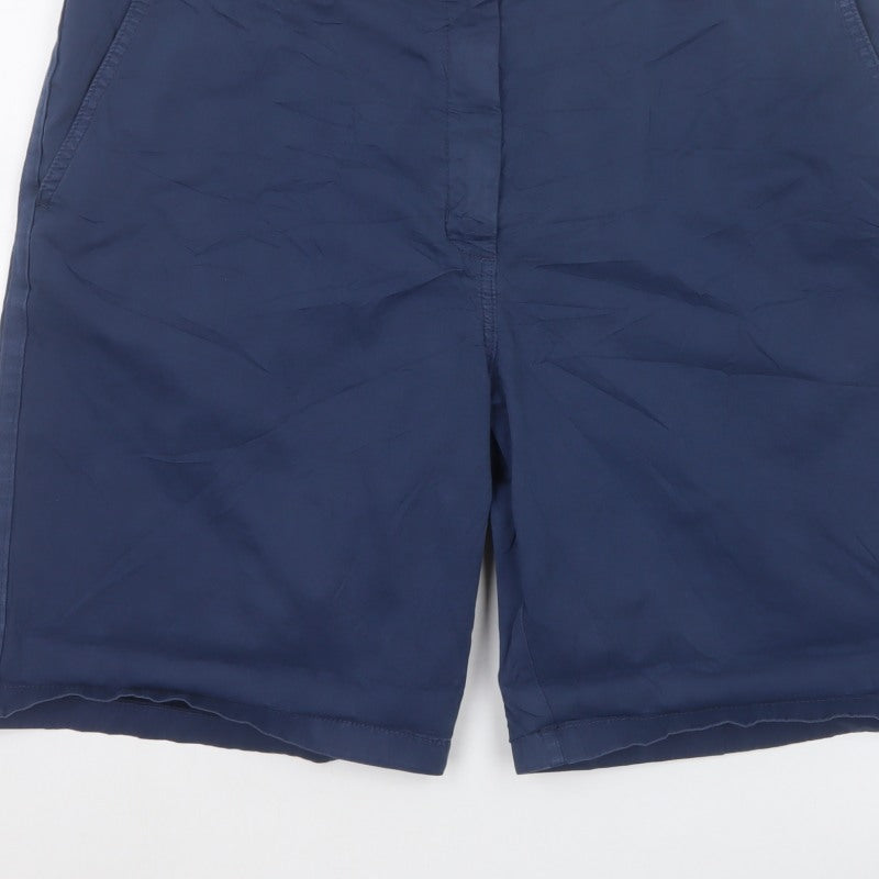 Marks and Spencer Women’s Blue Size 18 Chino Bermuda Shorts