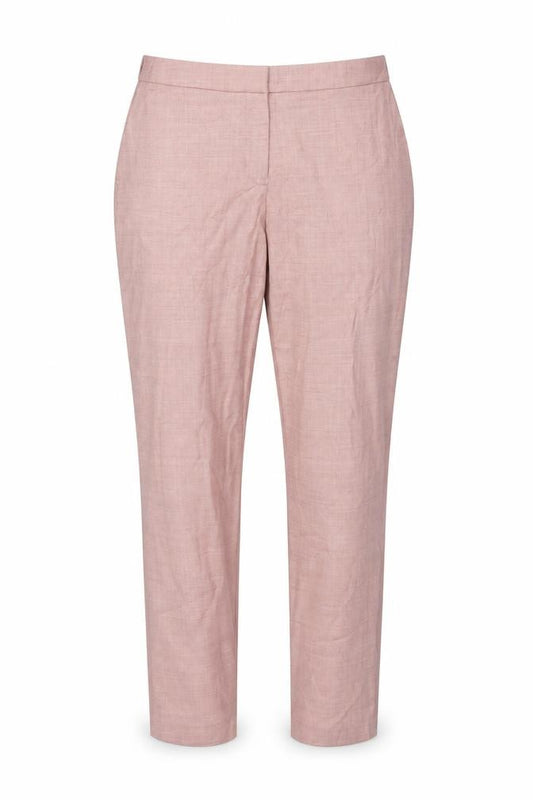 Next Women’s Pink UK 12 Long Wool Blend Tapered Dress Trousers