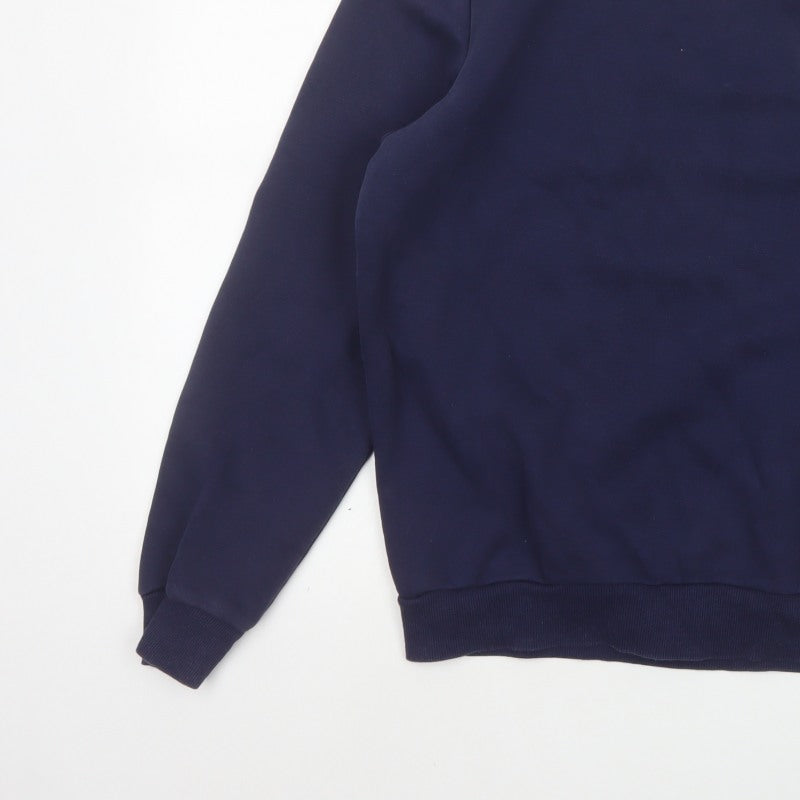 Puma Men’s Blue M Crew Neck Pullover Logo Sweatshirt